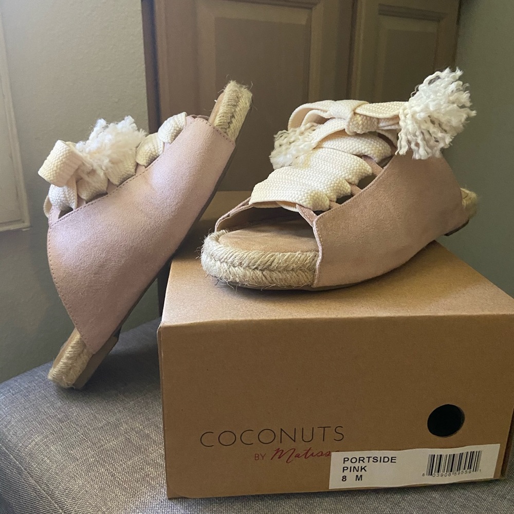 NWT- Matisse portside slide sandal - pink